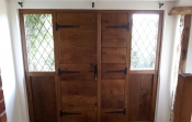 3.A Double boarded pair of doors inside