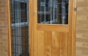 half glazed door