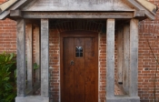 2. Double boarded antique style door 48mm thick Door with window £850+vat  Frame £375+vat
