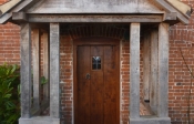 2. Double boarded antique style door 48mm thick Door with window £950+vat  Frame £450+vat