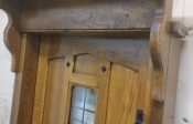 stratus style door with oak canopy