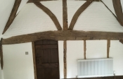 Antique fumed oak range