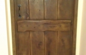 3 plank antique internal oak ledged door