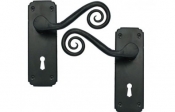 Unsprung Monkeytail Lever Lock Handle