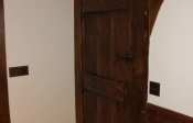 Antique oak beams and internal doors