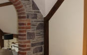 Antique oak beams