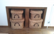 Antique shoe rack