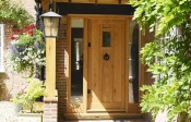 26A Stratus door and frame with two sidelights