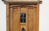 27. Solid Oak Stratus style door with window £1200.00+vat Boarder hand carver solid oak frame £675.00+vat