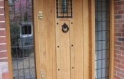 26.Stratus style door and frame with sidelights