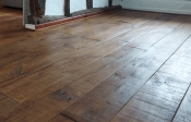 Antique solid oak flooring - roman oak stain and wax finish