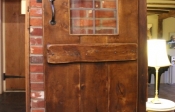 3 plank antique internal oak ledged door