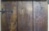 3 plank antique internal oak ledged door