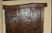3 plank antique internal oak ledged door
