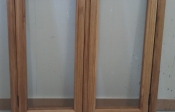 Solid oak double opening casement window